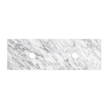 Otti Top 1800x465x18mm Natural Carrara Marble STUD184NCA