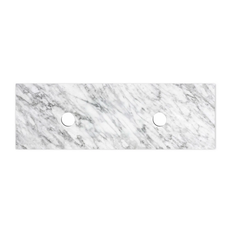 Otti Top 1800x465x18mm Natural Carrara Marble STUD184NCA