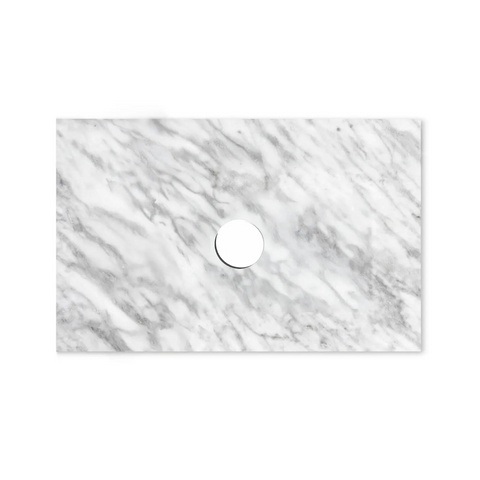 Otti Top 750x465x18mm Natural Carrara Marble STUD74NCA
