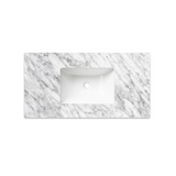 Otti Top 900x465x18mm w/ Undermount Basin Natural Carrara Marble STUD94NCA-UB