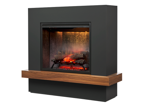 Dimplex Firebox Electric 2kW Sherwood Mantle w/ 30" Revillusion Grey & Walnut Veneer SWD20-AU