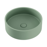 Fienza Jada Round Above Counter Basin 390x390mm Sage RB199SG