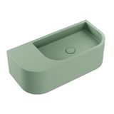 Fienza Blanca Wall Hung Concrete Basin 650x300mm Sage RB061SG