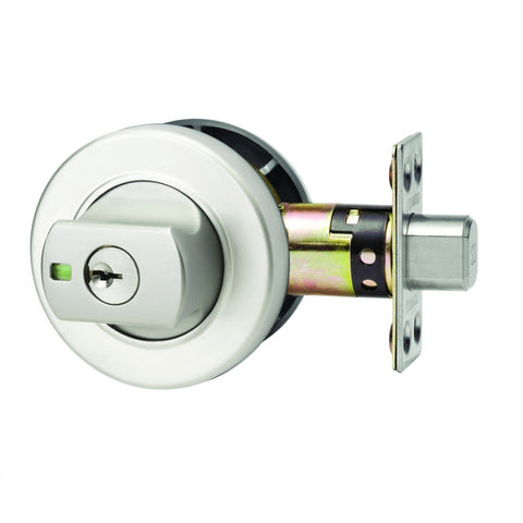 Lockwood Paradigm Deadbolt Round Rose Universal Pack Satin Chrome Pearl 005/B1SPDP