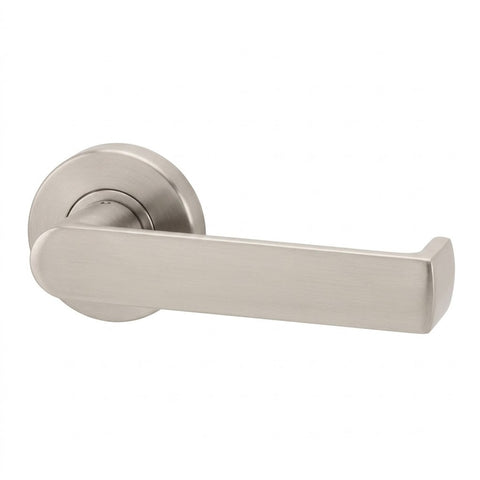 Lockwood Velocity 55 mm Round Privacy Set with L8 Lever Satin Chrome VSR2/L8SC
