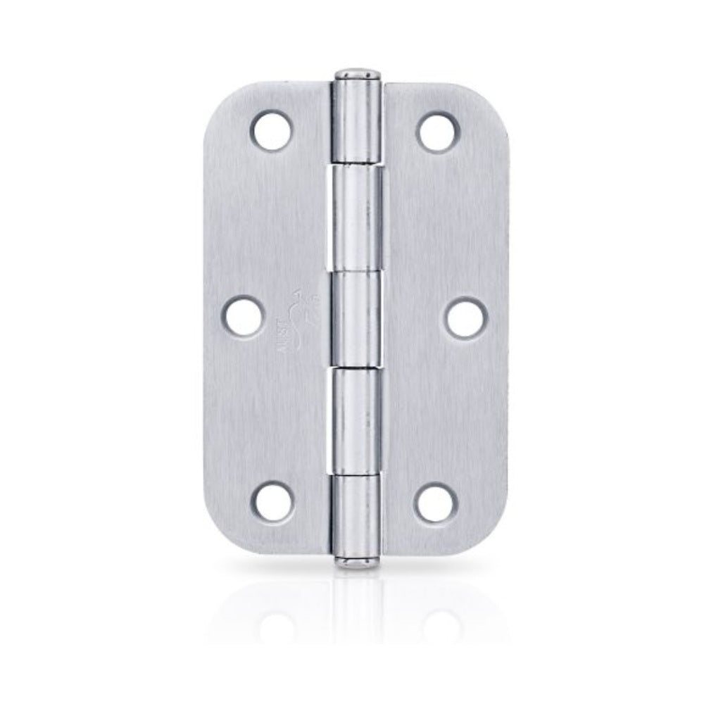 Trio Hinge Butt Radius 89x58x1.6mm Loose Pin Satin Chrome TRB8916LPSC20