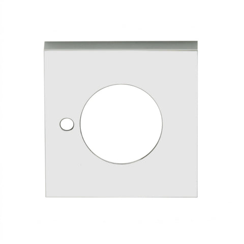 Lockwood Velocity Small Rose Square Trim Privacy (1 Pair) Satin Chrome VSS2-TRIMSC
