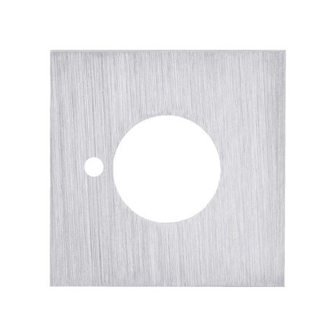 Lockwood Velocity Large Rose Square Trim Privacy (1 Pair) Satin Chrome VES2-TRIMSC