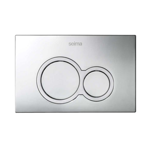 Seima Flush Plate 100 Series Satin Silver 191792