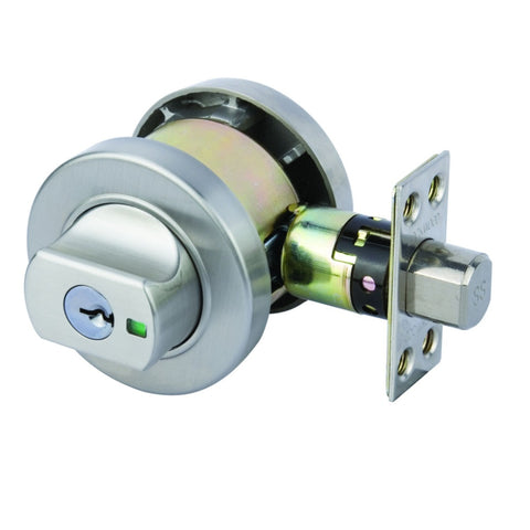 Lockwood Paradigm Deadbolt Round Rose Universal Pack Satin Stainless Steel 005/B1SSSDP