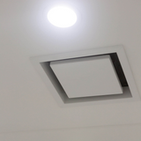 Schweigen Silent Exhaust Fan Square Recessed White BRW650