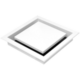 Schweigen Silent Exhaust Fan Square Recessed White BRW650