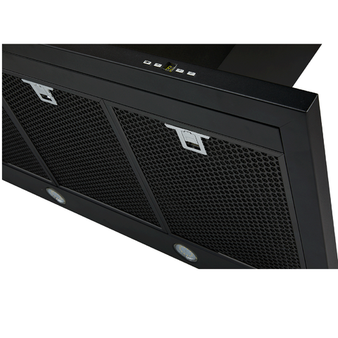 Schweigen Silent Wallmount Rangehood 900mm (1600m3/hr) Matte Black DS3131-R2BSP