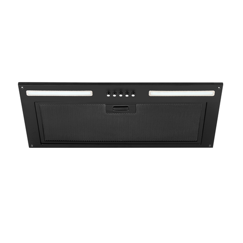 Schweigen Non Silent Undermount Rangehood 600mm (1080m3/hr) Matte Black NAUM-6B