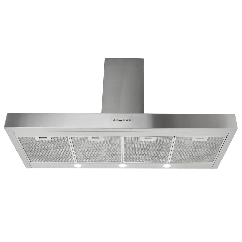 Schweigen Silent Inline Motor Canopy Rangehood 1600M3/Hr 120cm Stainless Steel DS3170-12SINL