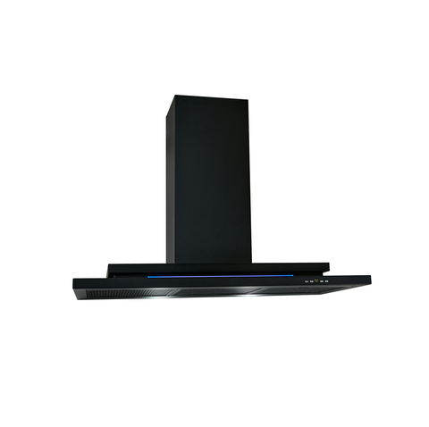 Schweigen Silent Wallmount Rangehood 900mm (1600m3/hr) Matte Black DS3131-R2BSP