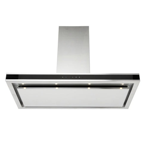 Schweigen Silent Inline Motor Canopy Rangehood 1600M3/Hr 90cm Stainless Steel DS3326-9SINL