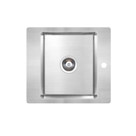 Seima Kubic 510 Care Topmount Sink 1 Bowl (1 Taphole) 510x460mm Stainless Steel 192928