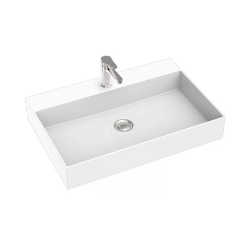 Seima Tavi 605 Above Counter Basin 605x405mm (No Taphole) Matte White 191146