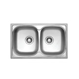 Seima Sink Acero 780 Abovemount No Tap Hole Stainless Steel 192374