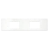 Fienza Solid Surface Benchtop 1800mm w/ Double Undermount Basin Holes (1 Taphole) Snowflake 531-119