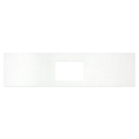 Fienza Solid Surface Benchtop 1800mm w/ Undermount Basin Hole (No Taphole) Snowflake 531-148