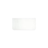 Fienza Curved Solid Surface Benchtop 900mm (No Taphole) Snowflake 531-162