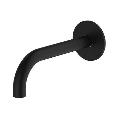 Abey Poco Curved Bath/Basin Spout 165mm Black 6S-C165-B