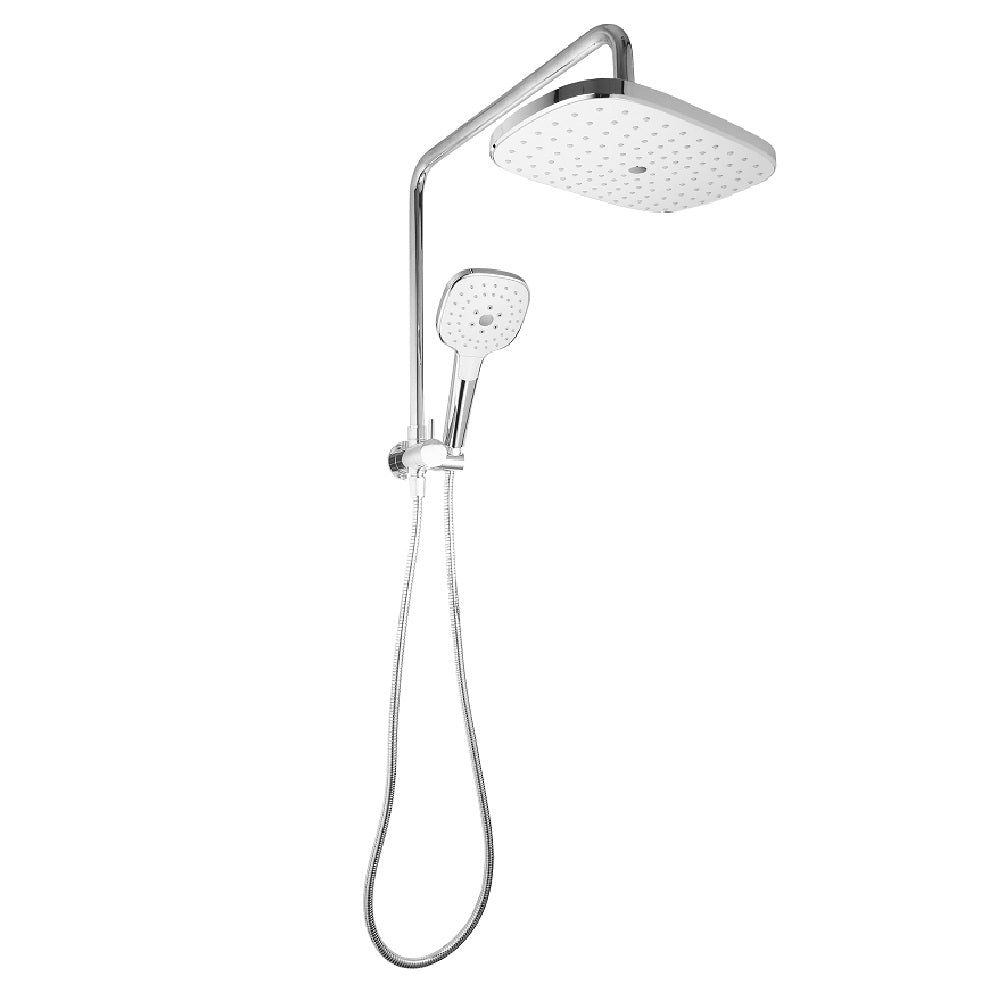 Linkware Self Cleaning Shower Square Chrome/White R458B