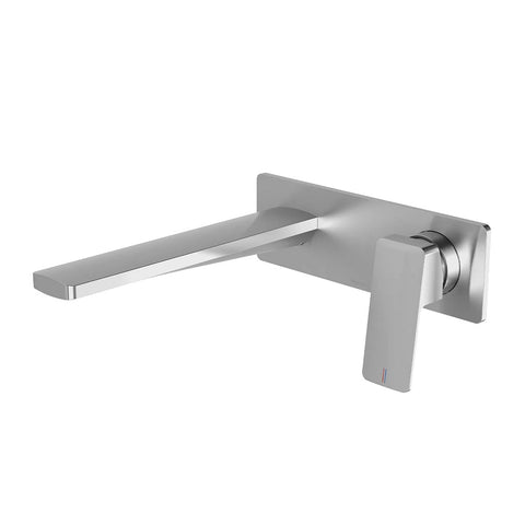 Phoenix Enviro316 Wall Basin/Bath Mixer Set 200mm Stainless Steel 128-7810-51