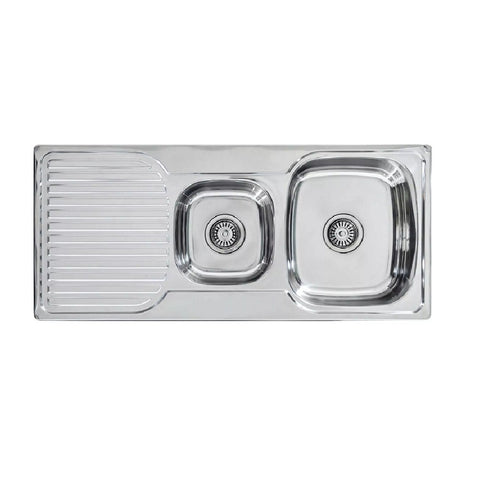 Seima Sink Acero 980 1&3/4 Bowl 1080x480mm Abovemount (No taphole) Stainless Steel 191612