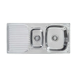 Seima Sink Acero 980 1&1/2 Bowl 980x480mm Abovemount (No taphole) Stainless Steel 191630