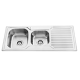 Otti Radius Sink 1080x480mm Left Hand Bowl Stainless Steel IS1018-1L