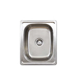 Seima Sink Acero 006 Single Bowl 460x560mm Abovemount (Left taphole) Stainless Steel 191589