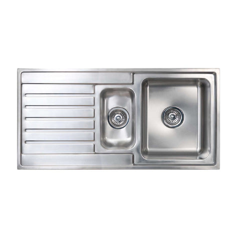 Seima Sink Kubic 150 1&1/2 Bowl 1000x500mm Abovemount (No taphole) Stainless Steel 191641