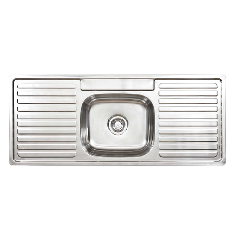 Seima Sink Acero 012 Single Bowl 1200x500mm Abovemount (3 taphole) Stainless Steel 191604