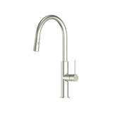 Greens Mika Pull Down Sink Mixer PVD Brushed Nickel LF21212542BN