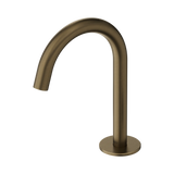 Nero Serenity Basin Spout Arc Tumbled Antique Brass 24C001TA