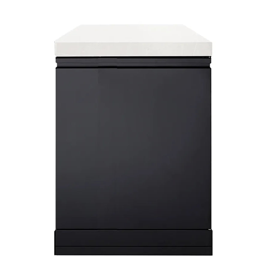 Crossray Double Side Cabinet (C/W Single Door) Black TCK-SIDECAB60-S