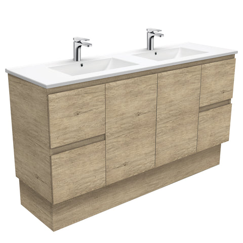 Fienza Dolce Edge Scandi Oak 1500mm Vanity Kickboard (Double Bowl) Oak TCL150SKD