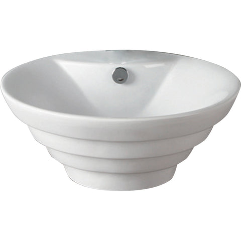 Fienza Cairo Above Counter Basin 480x480mm Gloss White TR4012