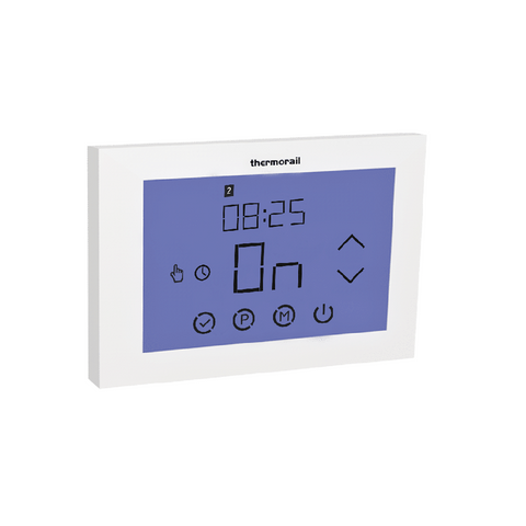 Thermogroup Touch Screen 7 Day Timer Landscape White TRTSL