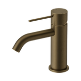 Nero Mecca Basin Mixer Tumbled Antique Brass NR221901TA