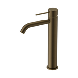 Nero Mecca Tall Basin Mixer Tumbled Antique Brass NR221901ATA