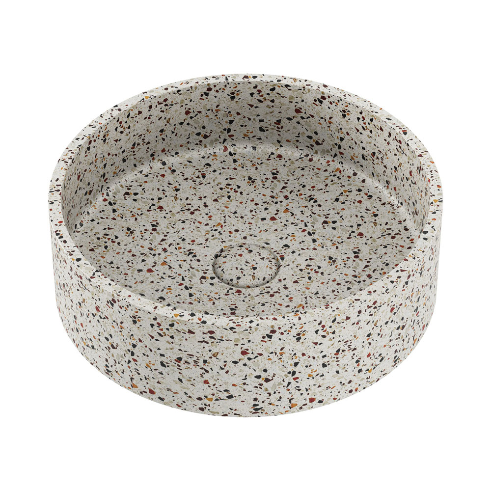 Fienza Jada Round Above Counter Basin 390x390mm Terrazzo RB199TZ
