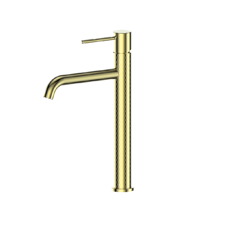 Greens Tesora Tower Basin Mixer PVD Brushed Brass 21302566