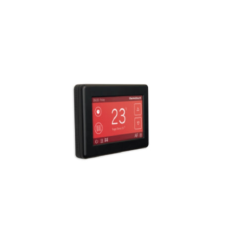 Thermogroup Thermotouch 4.3dc Dual Thermostat 16A + 5A Max Load - Black 5246