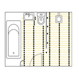 Thermogroup Thermowire Heating Cable - 13.0-14.9m² 154lm 2100Watts Kit Including 5245 Dual Thermostat 101521TD