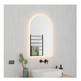 Thermogroup Backlit Arch Shape Mirror with Warm Light 500x800x45mm 47Watts - Includes Mirror Demister AS500W