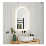 Thermogroup Backlit Arch Shape Mirror with Cool Light 500x800x45mm 47Watts - Includes Mirror Demister AS500C